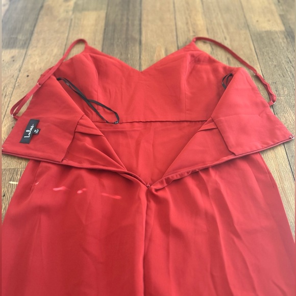 LULUS Reinette Wine Red Midi Dress - Picture 11 of 11